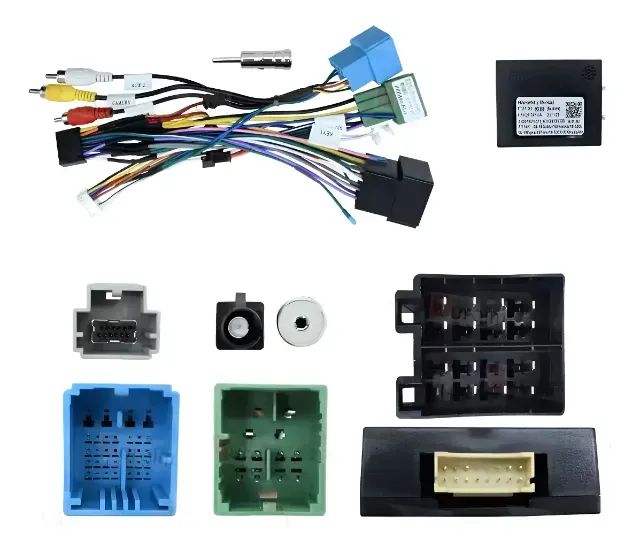 KIT FAAFTECH MOLDURA 9 POLEGADAS + CHICOTE 16 VIAS CANBUS RENEGADE