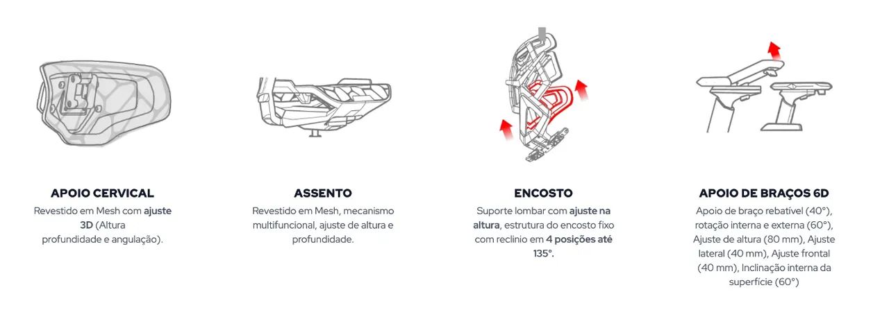 Cadeira Gamer Elements - Foto 3