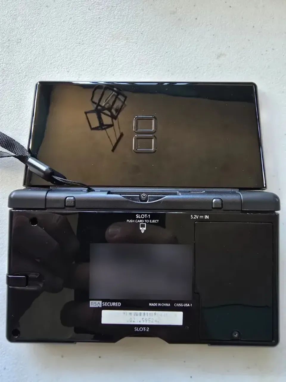 Console Nintendo Ds Lite Pto Completo Com Caixa E Acessórios