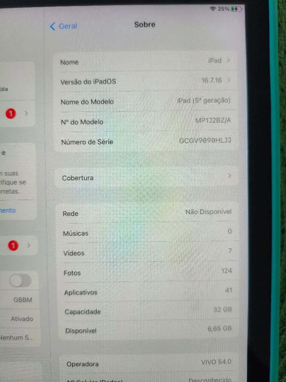 iPad 5° geração + capa + caixa original  - Foto 5