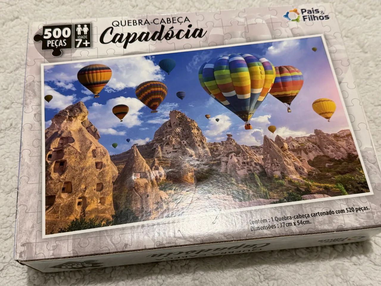 Quebra cabeça 500 peças Pais e Filhos Capadócia - Foto 2