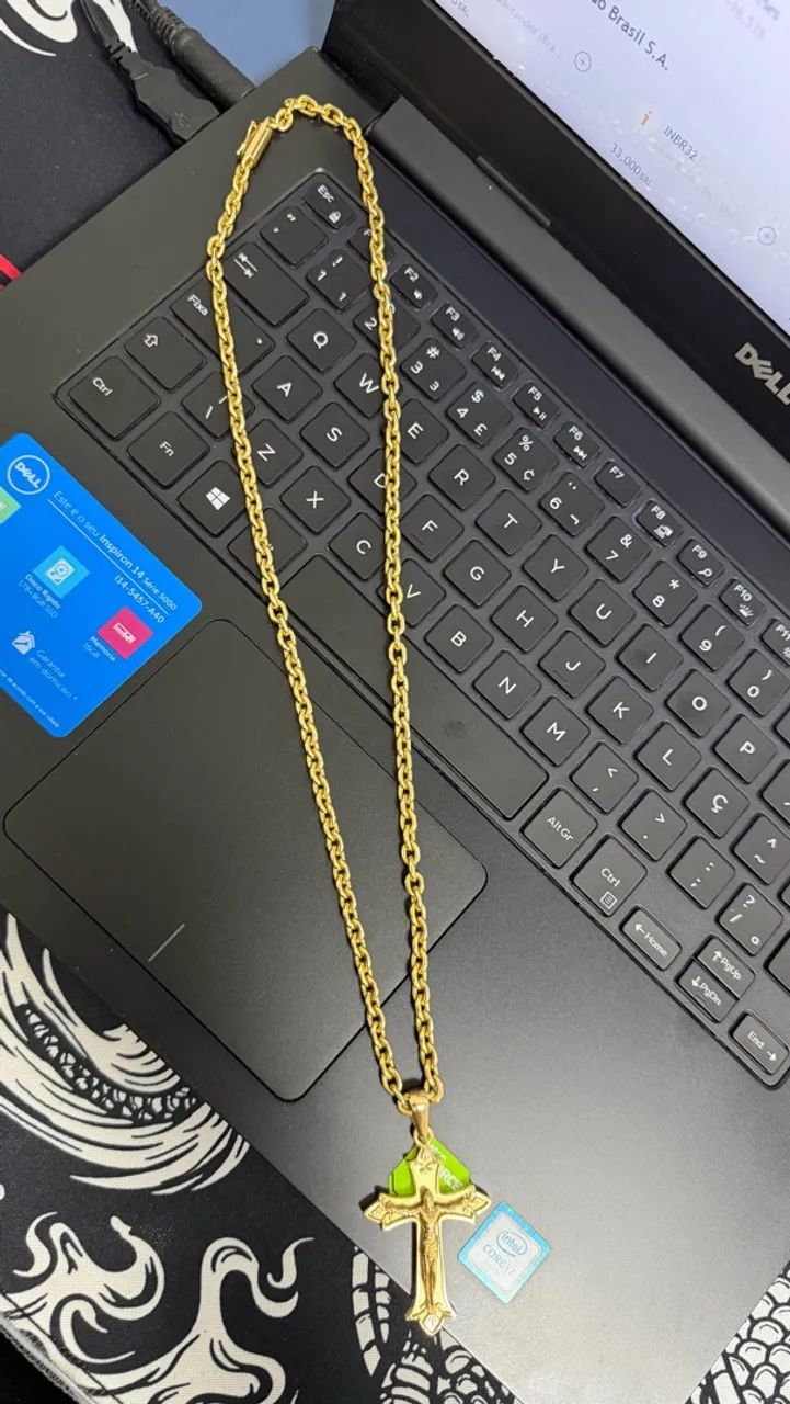 Cordão de Ouro Maciço 88g  - Foto 4