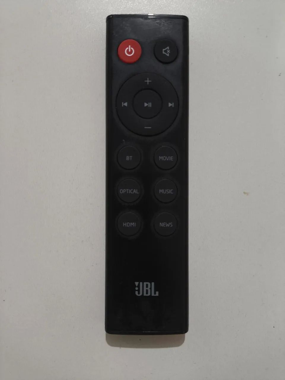 Controle remoto da Soundbar JBL<br>