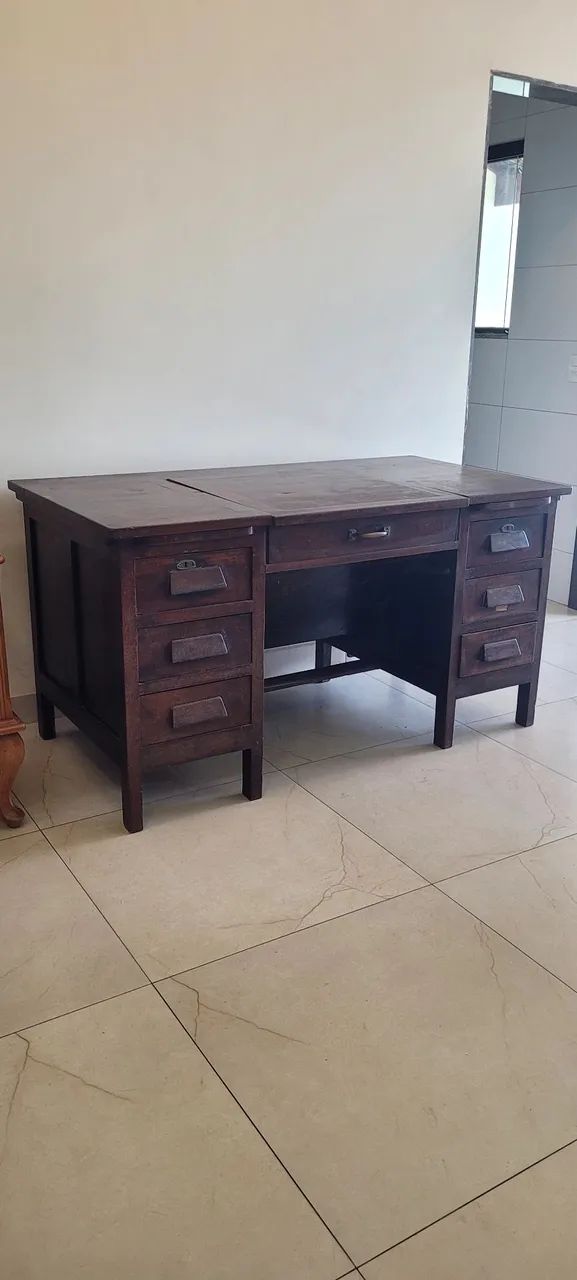 Mesa escrivaninha antiga (1950) - Foto 2