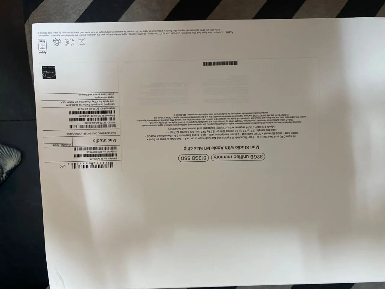 MAC STUDIO M1 MAX 10C - CPU 24c Gpu 32gb 512 Ssd - Foto 3