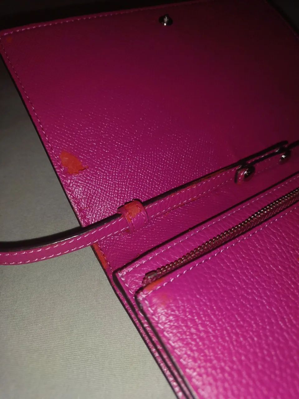 Bolsa carteira pequena rosa pink Coach Original  - Foto 5