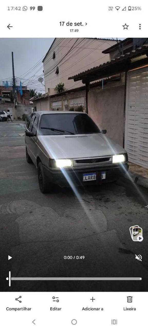 Fiat Uno Mille 1.0 Electronic 4P 1995