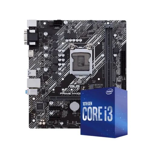 Kit de Upgrade Usado - Processador Intel Core I3-10100F + Placa Mãe ASUS Prime H510M-E - Foto 4