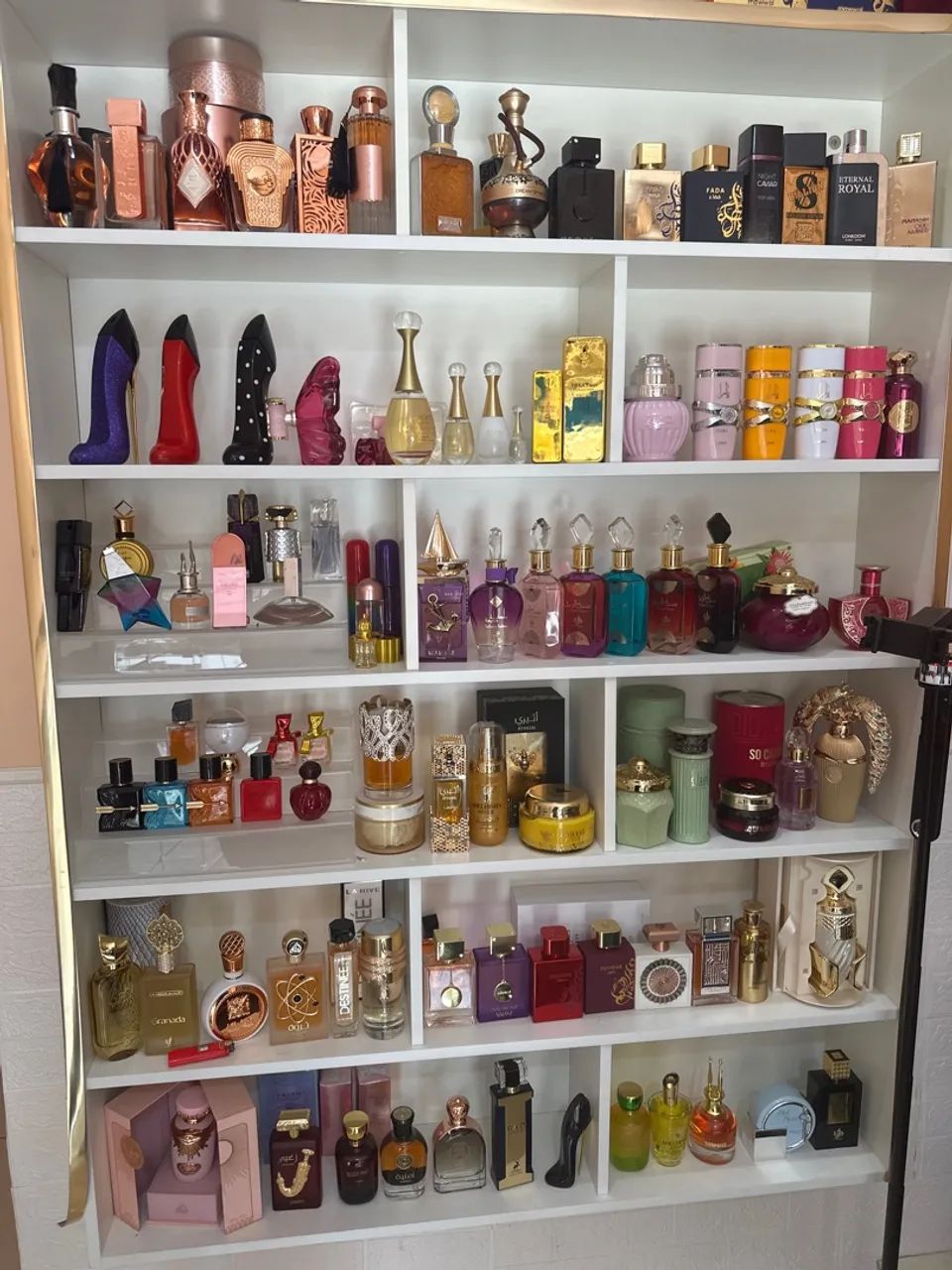 Perfumes de várias Fragancias árabes