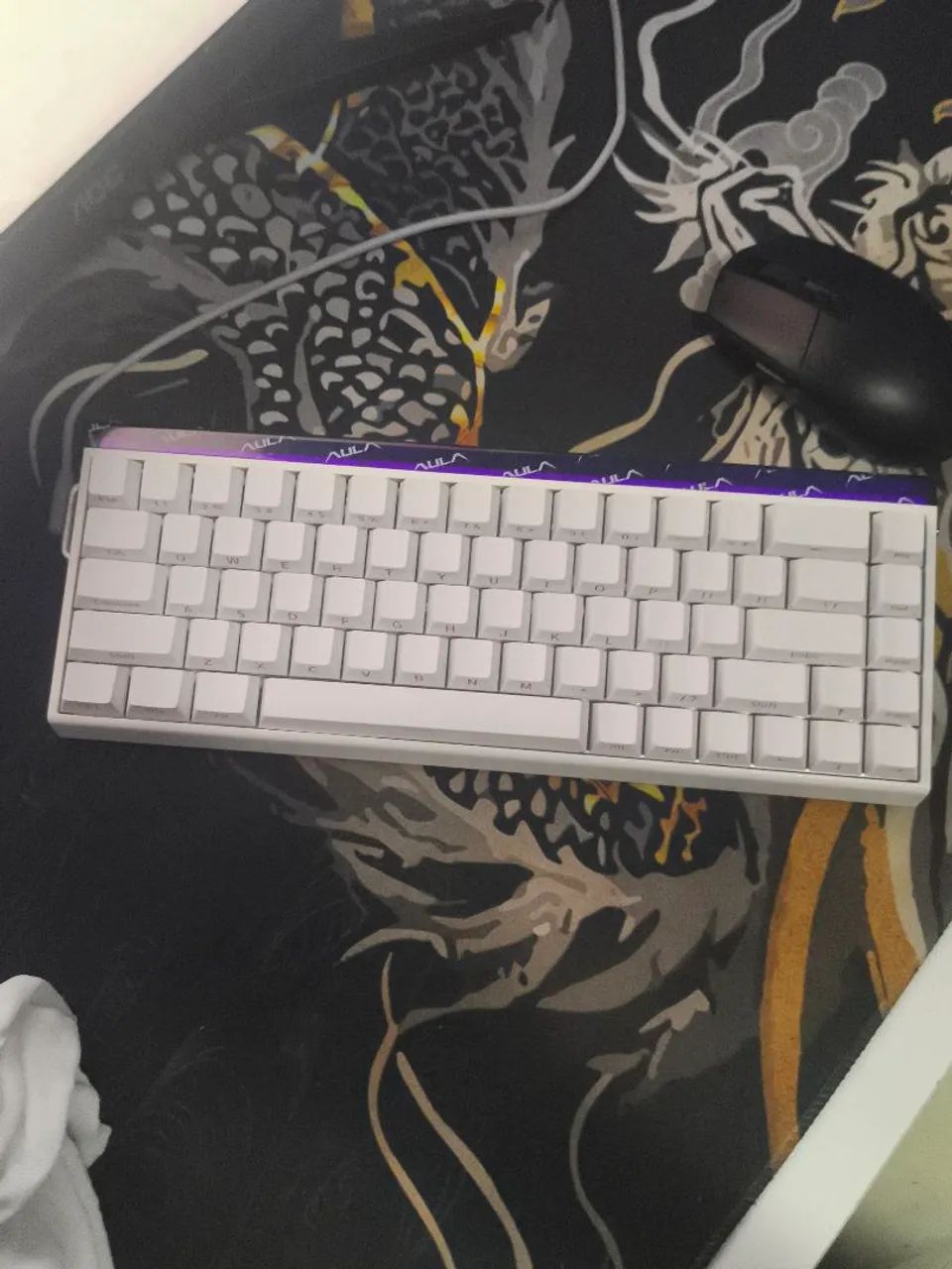 Teclado magnético Aula Hero68 e mouse Logitech G305 - Foto 2