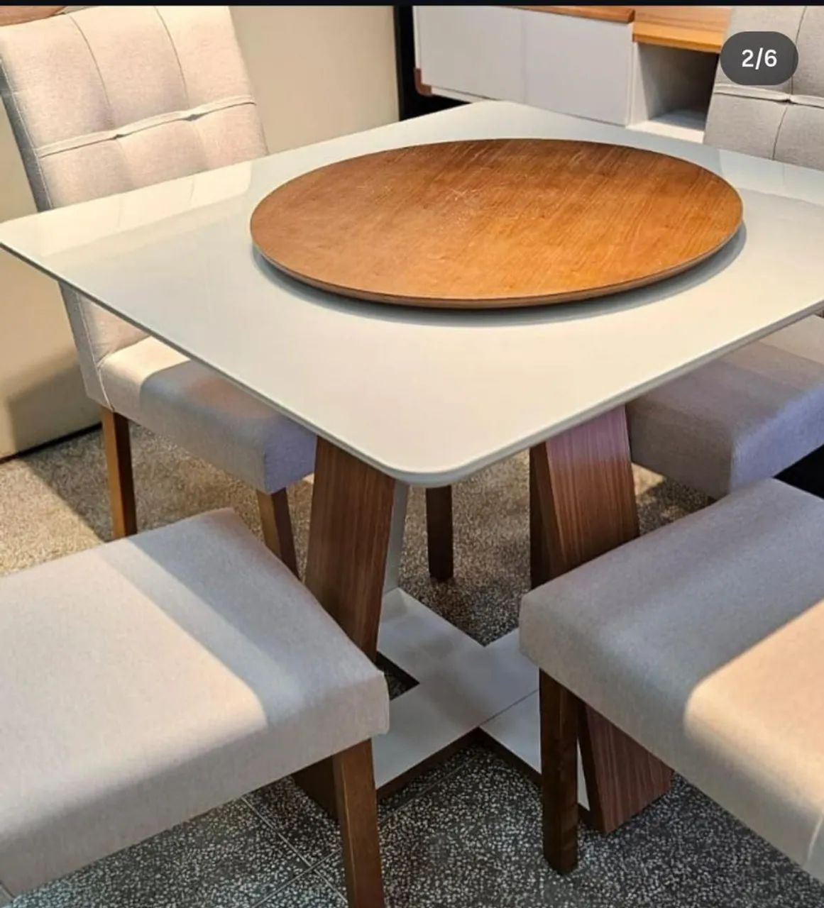 Conjunto de mesa com 4 lugares Nova a pronta entrega  - Foto 3