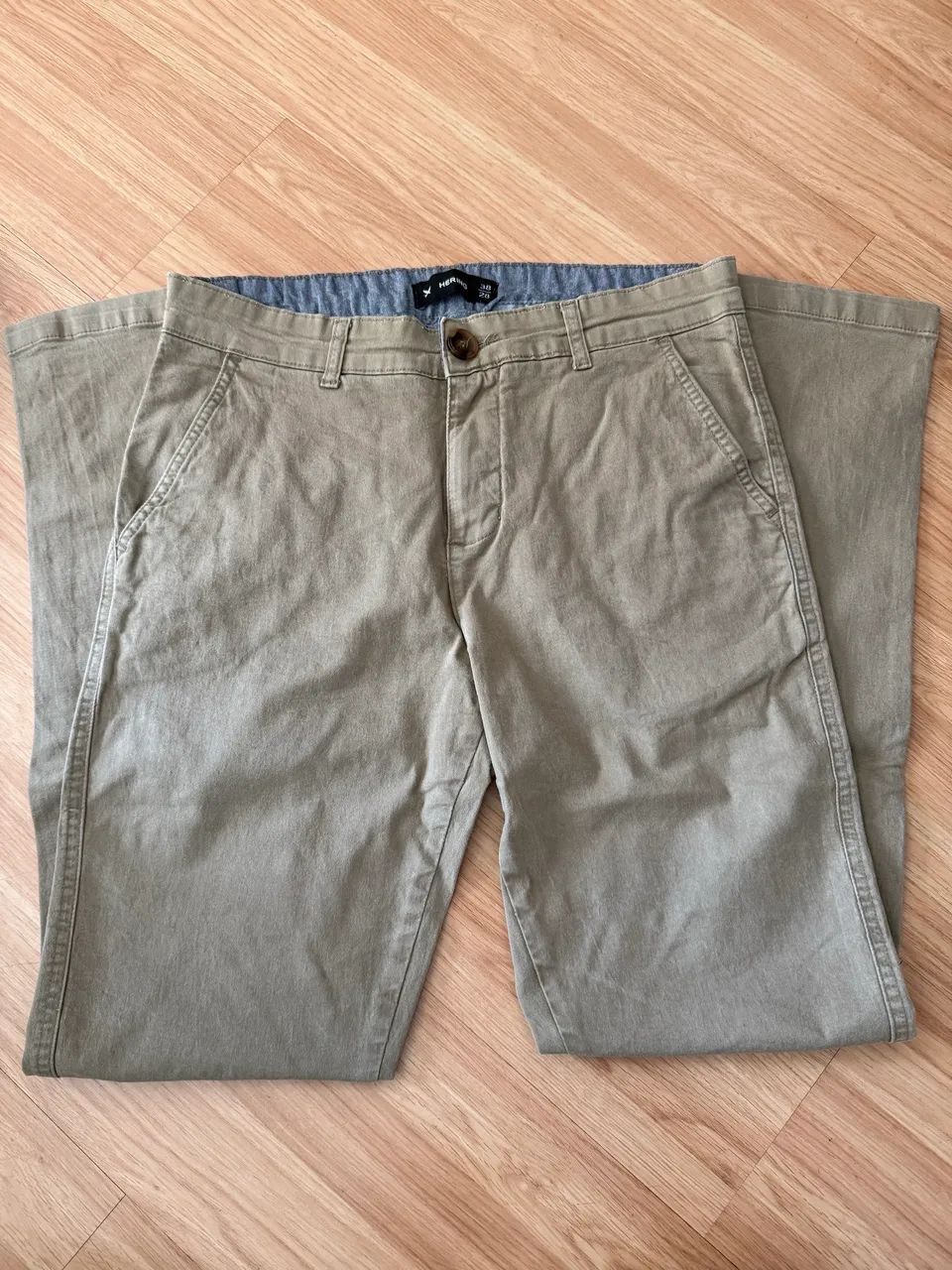 Calça sarja masculina Hering 38