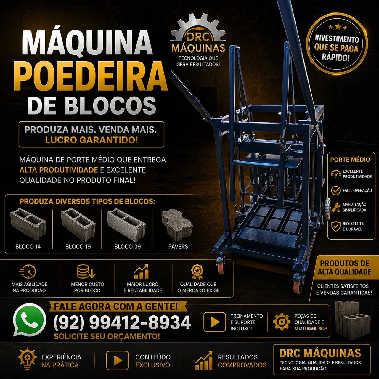 Equipamento para fábrica blocos  - Foto 4