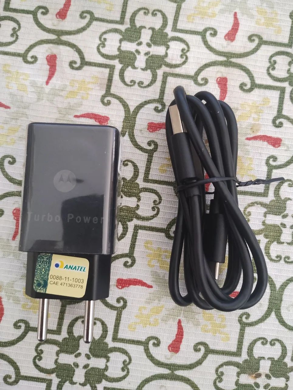 Carregador Motorola turbo .. 18 watts.garantia de 3 meses 