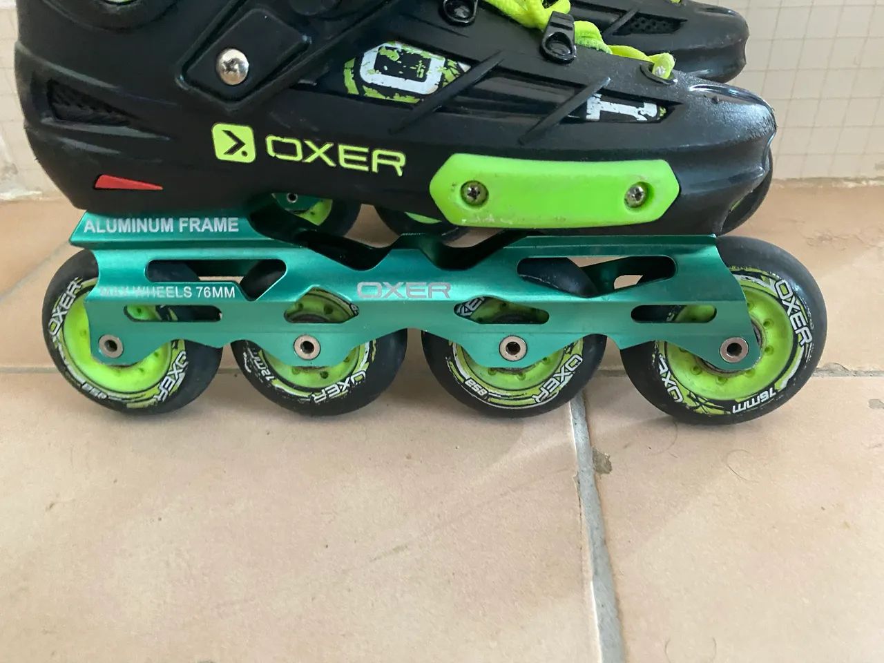 Título: Patins Oxer Freestyle V8 - Seminovo - Tam 36 - Base Alumínio