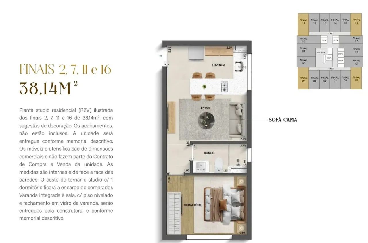 AURUM PERDIZES - STUDIOS - Foto 11