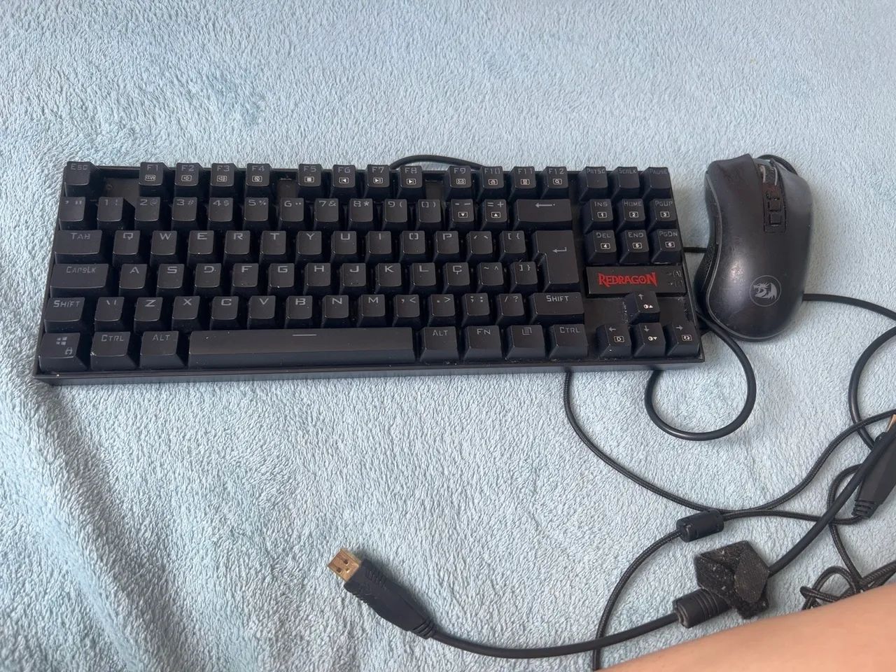 Kit Gamer Redragon Teclado Mecânico + Mouse Original - Foto 2