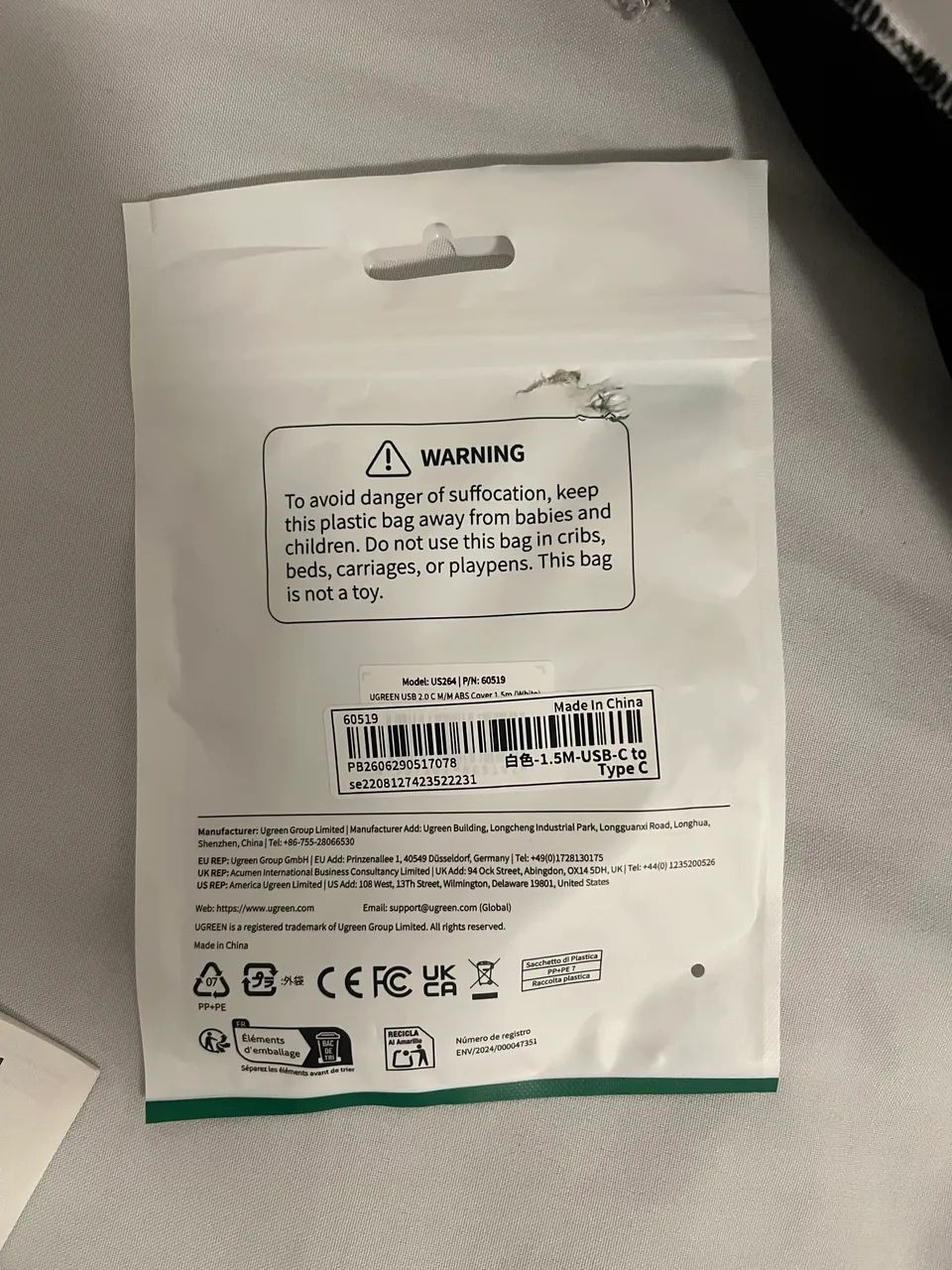 Carregador UGREEN USB 2.0 C - Foto 3