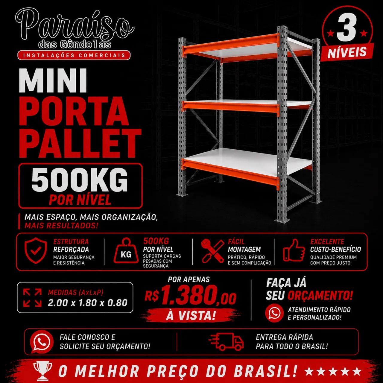 Mini porta pallet 500kg direto de fábrica 