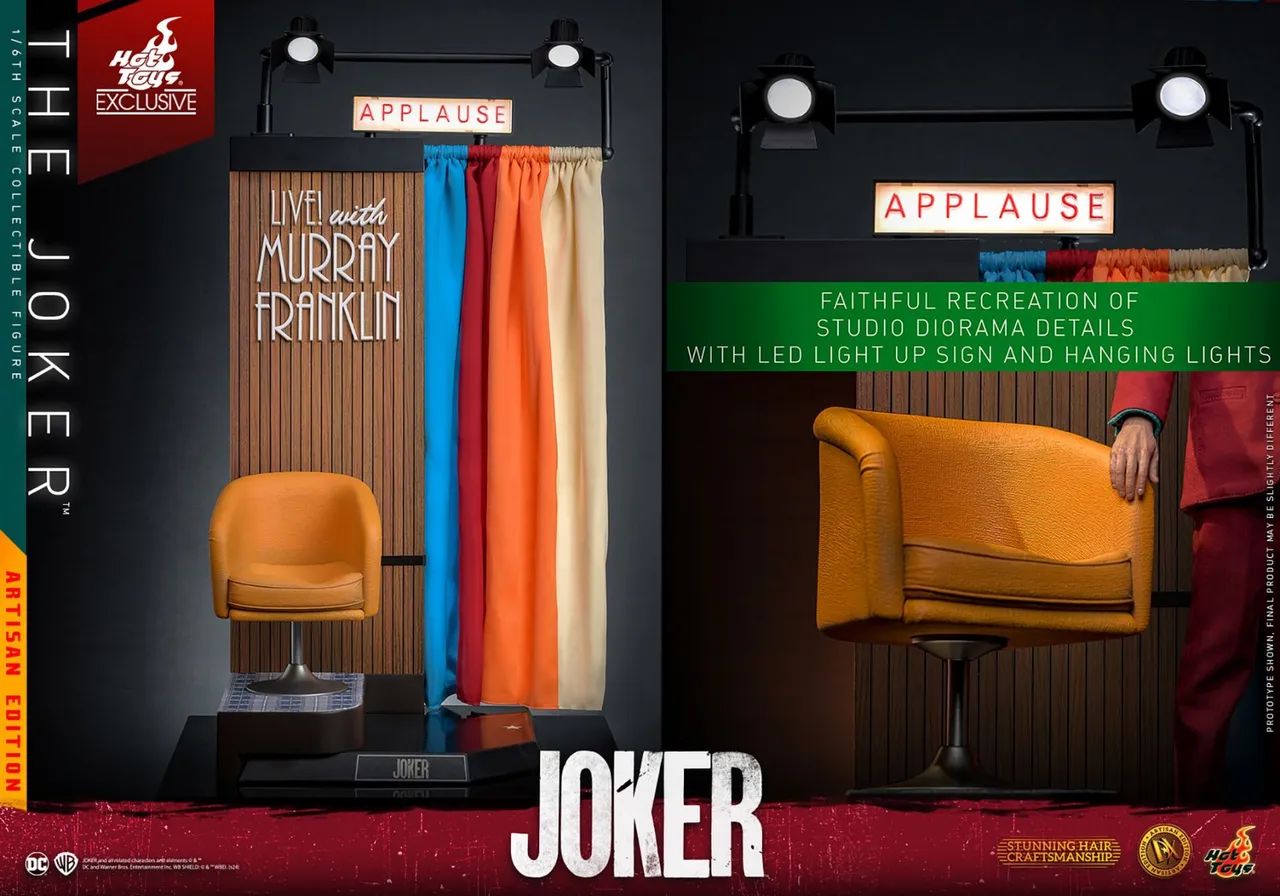 Hot toys joker joaquin phoenix artisan dx43 sp edition  - Foto 2