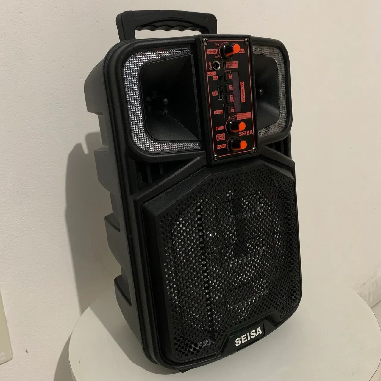 Caixa De Som Seisa Yx-h831 2000w Bluetooth Preta - Foto 3