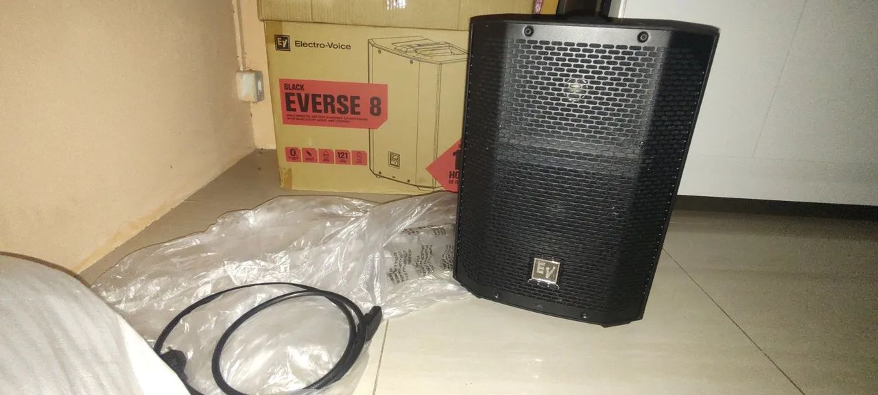 Caixa EV EVERSE 8 400watts 121db (melhor que Bose S1 Pro) a bateria