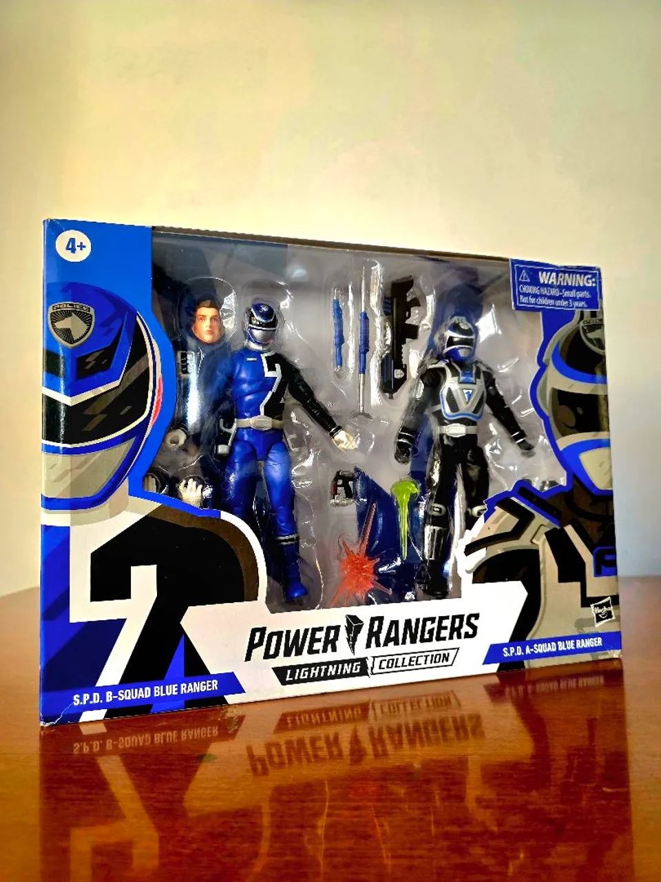 Power rangers SPD blue ranger set squad hasbro lightning collection - Foto 3