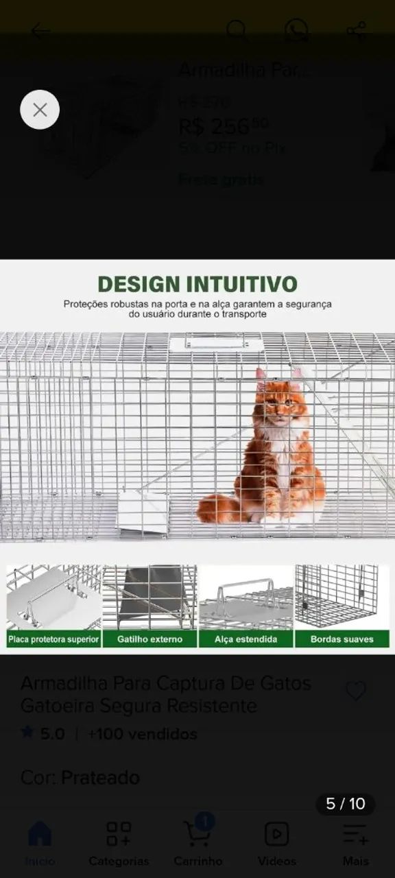 Gatoeira automática segura, moderna e não invasiva. Alugo! - Foto 3
