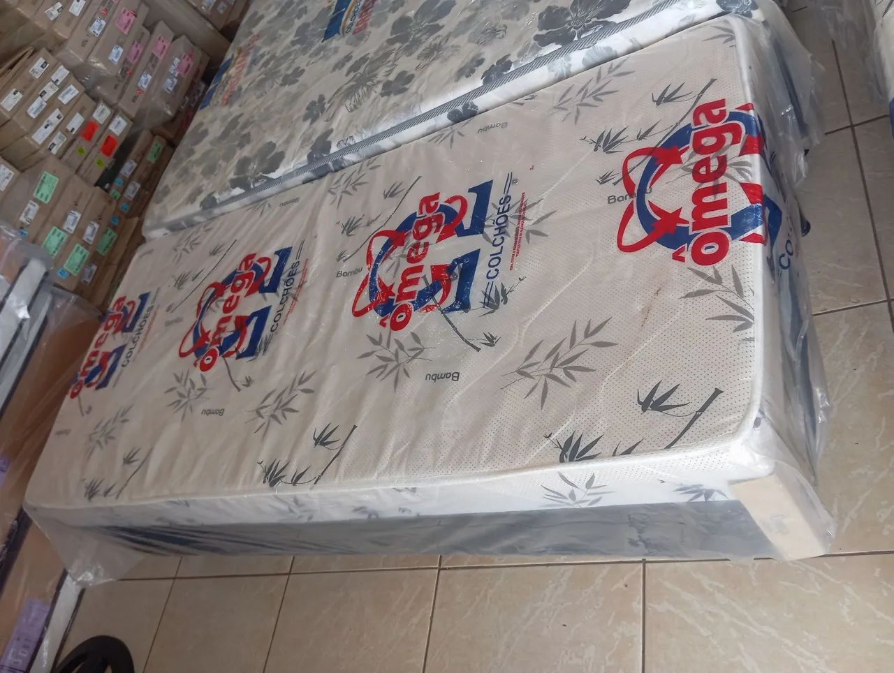 Cama box solteiro espuma dupla