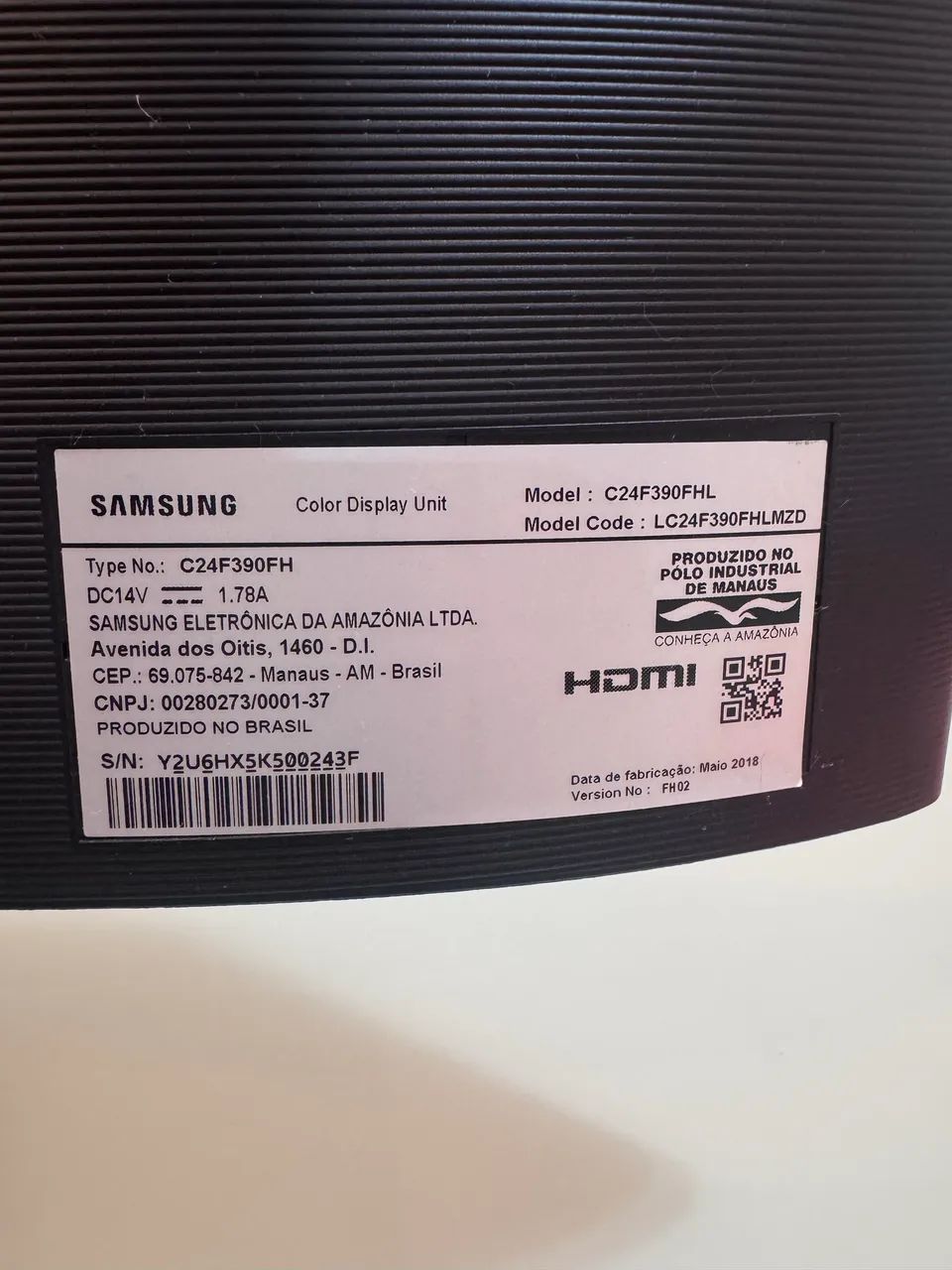 Monitor Samsung Curvo 24polegadas - Full HD - Foto 4