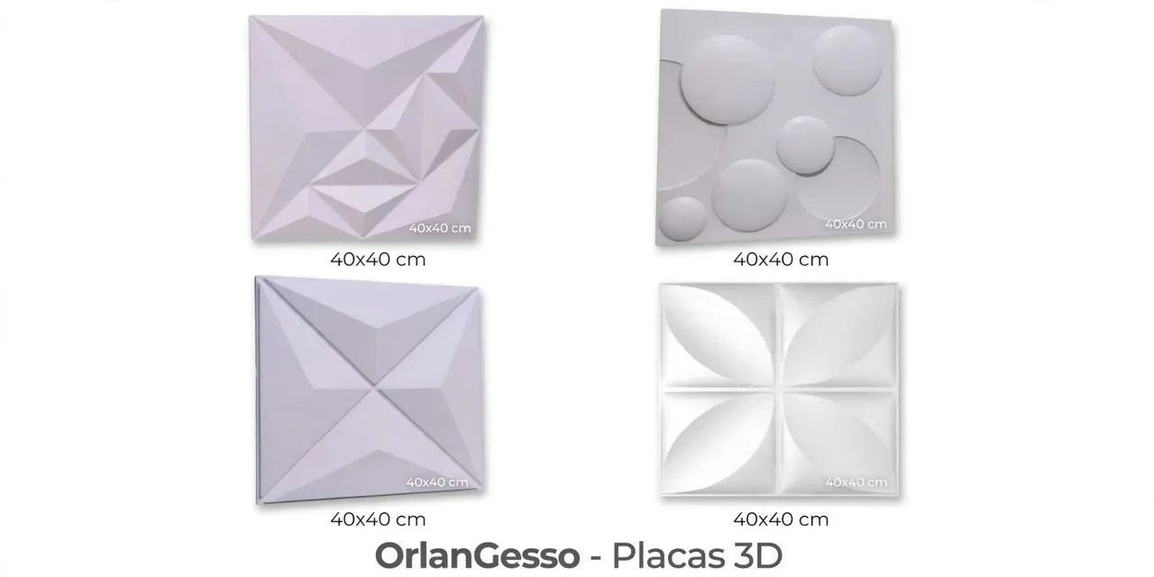OrlanGesso   placa de gesso 3d  - Foto 4