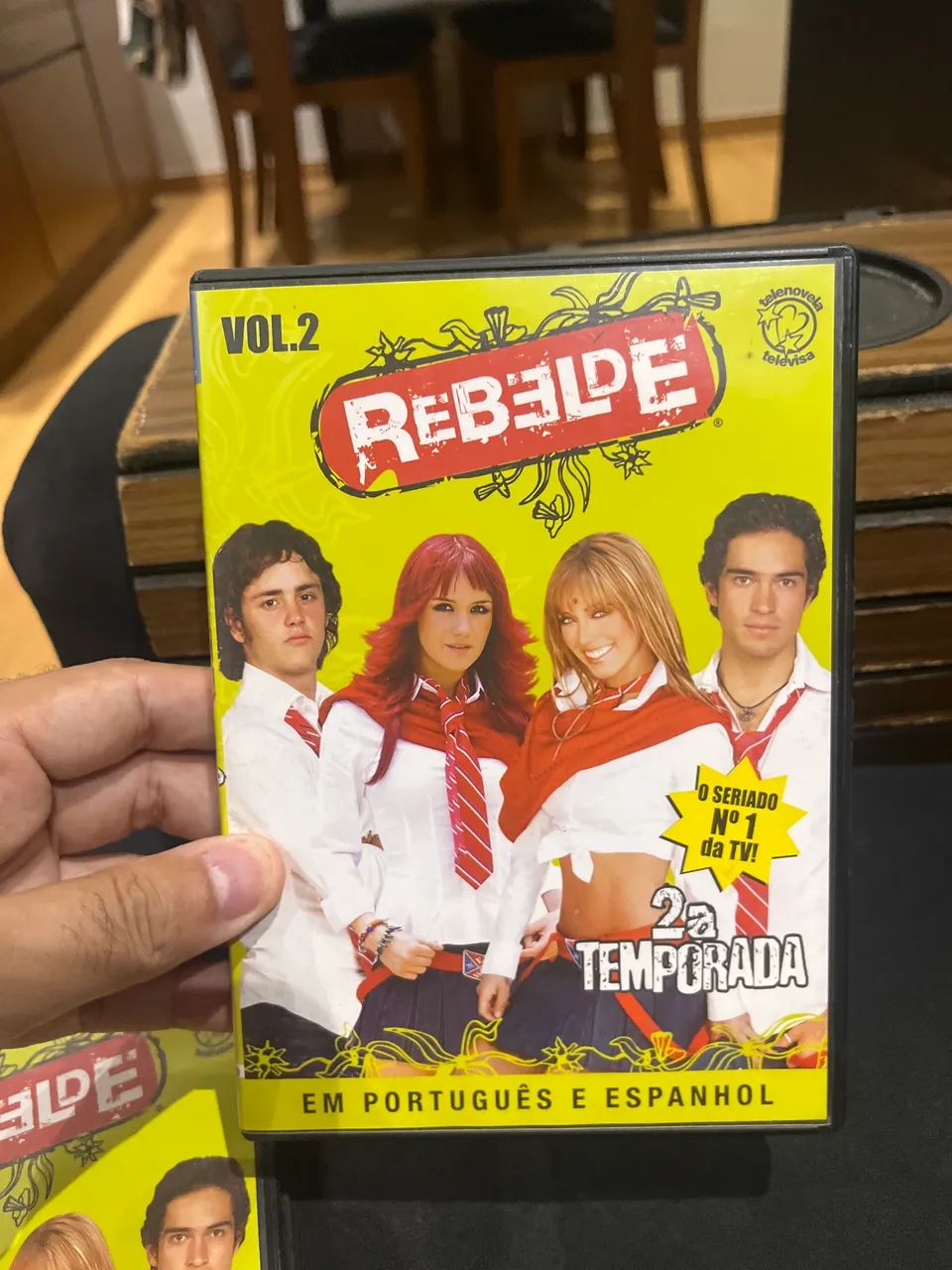 DVD Rebelde Novela temporada 2 volume 2 e 3
