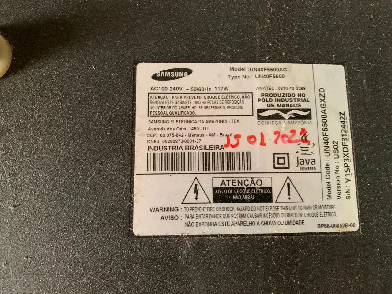 TV SMART SAMSUNG 32 ( DISPLAY QUEIMADO )  - Foto 3