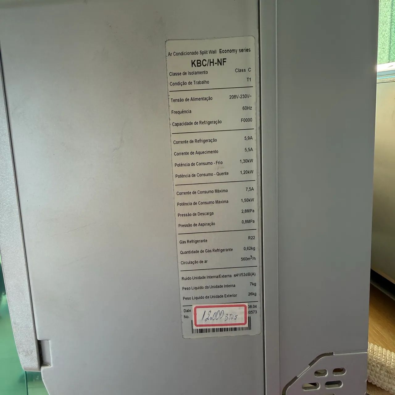 Ar condicionado 12000 btus - Foto 2