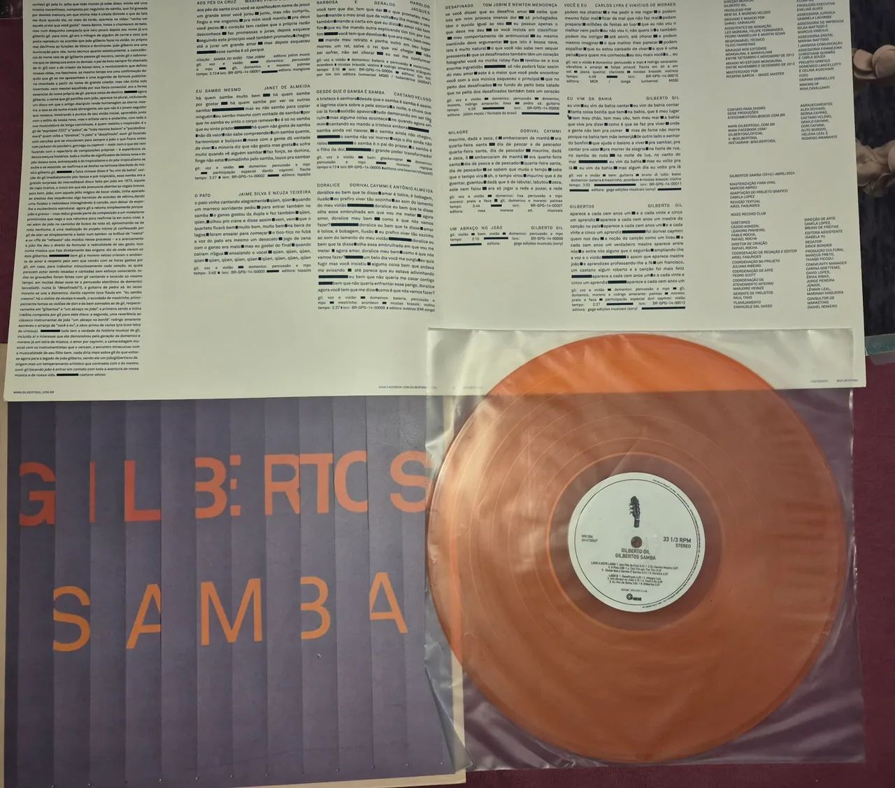 Disco de Vinil Gilberto Gil Samba, Noize Record - Foto 3