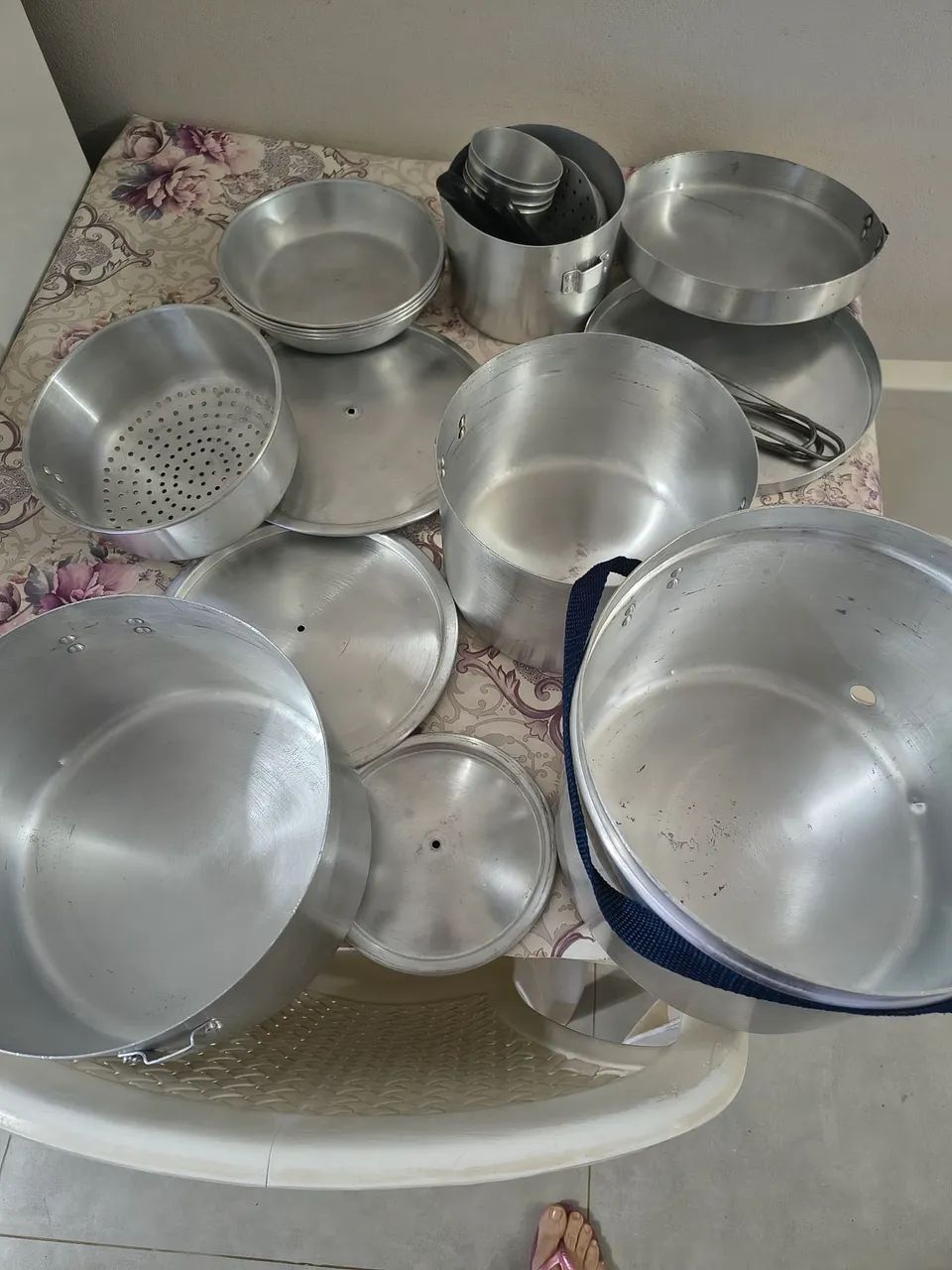 Jogo panelas pra camping 