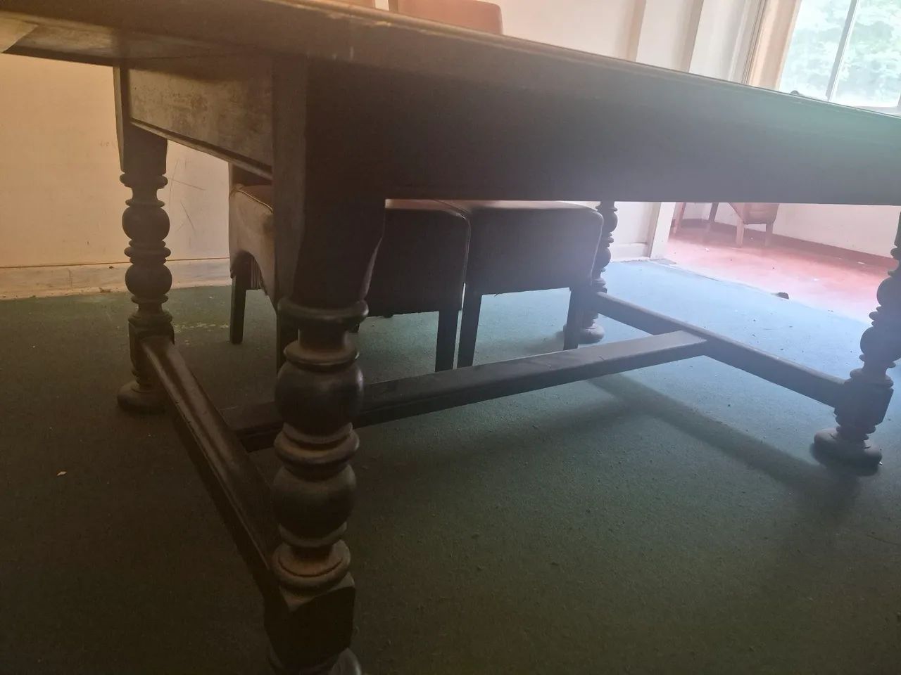 Mesa grande de madeira maciça - Foto 2