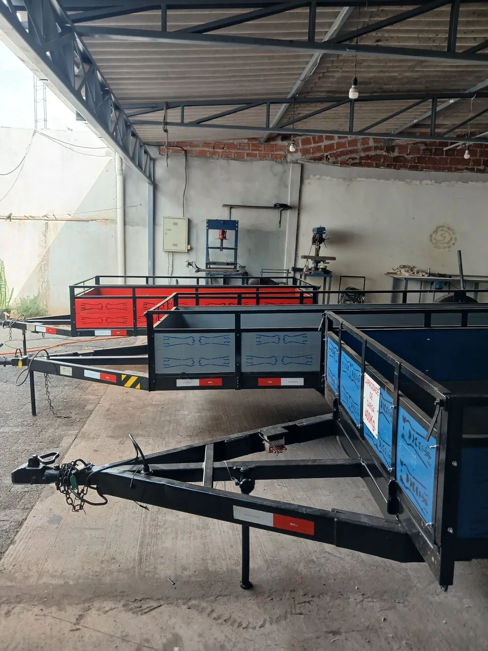 Locação de carretinhas reboque 