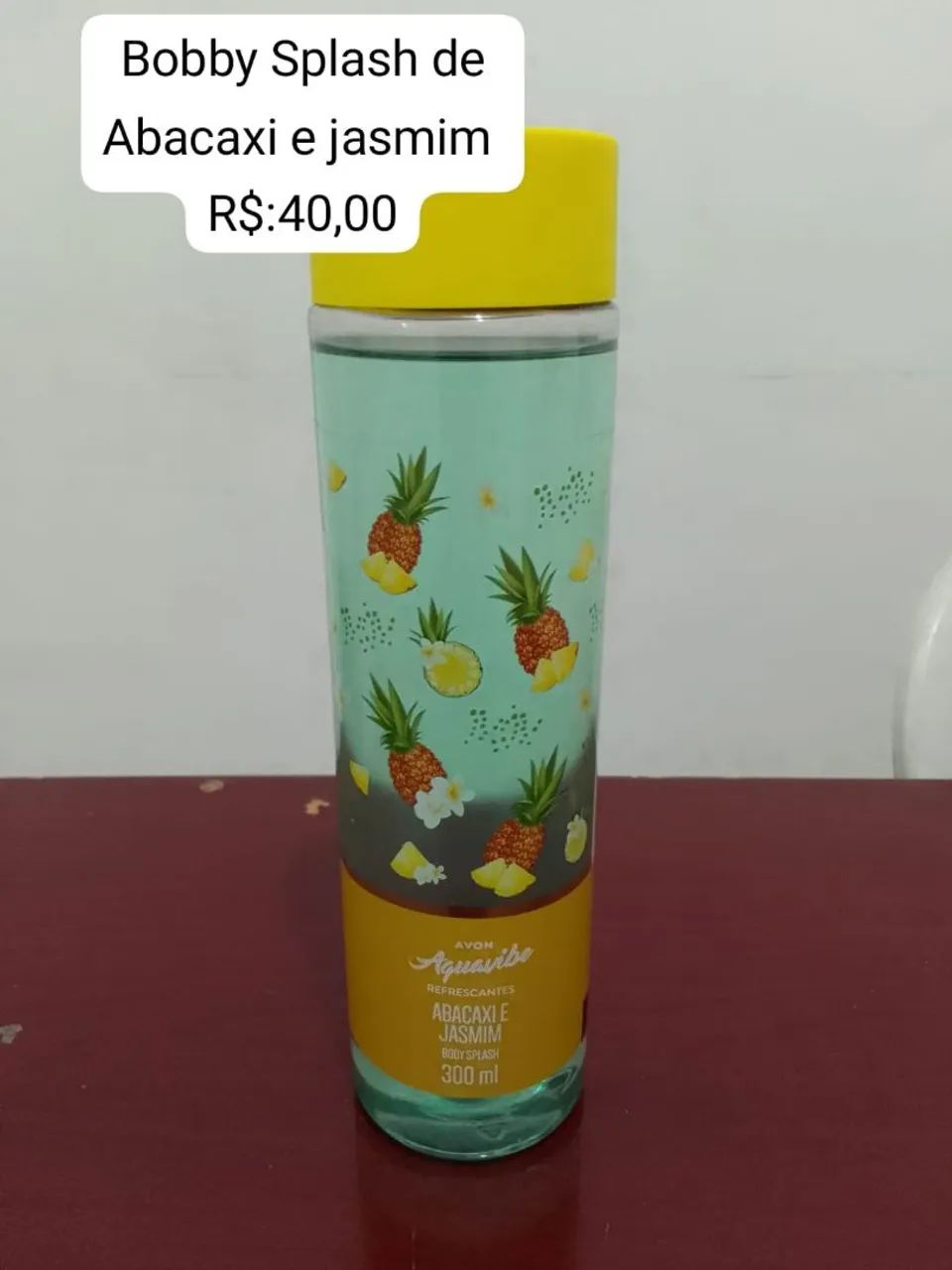 Body Splash Abacaxi e jasmim 300ml
