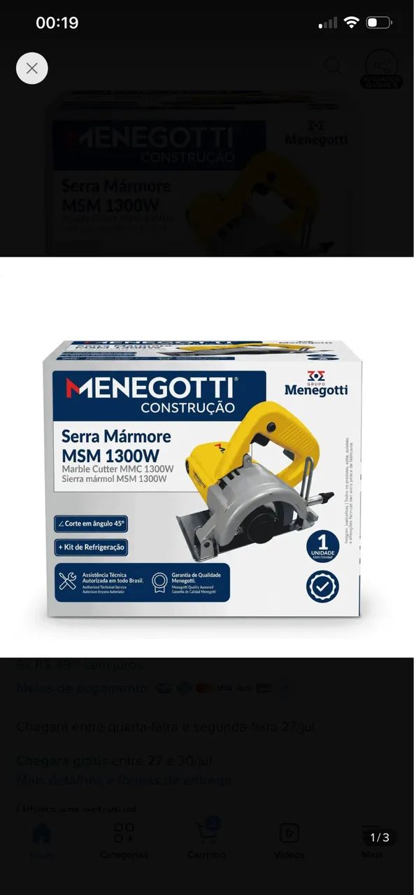 Serra Mármore - Menegotti - Foto 2