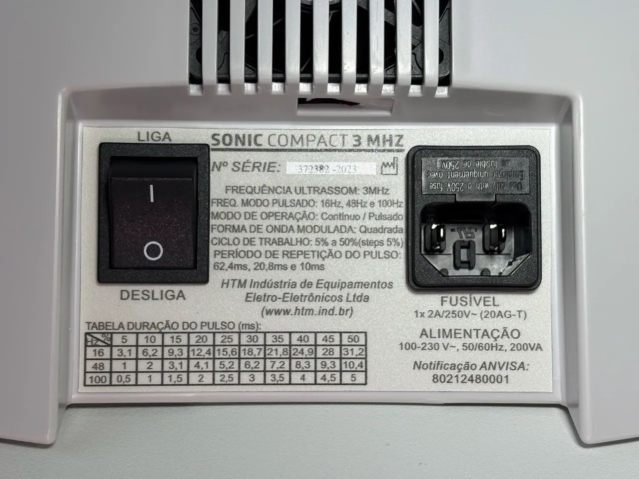 Sonic Compact 3Mhz HTM - Aparelho de Ultrassom para Estética - Foto 2