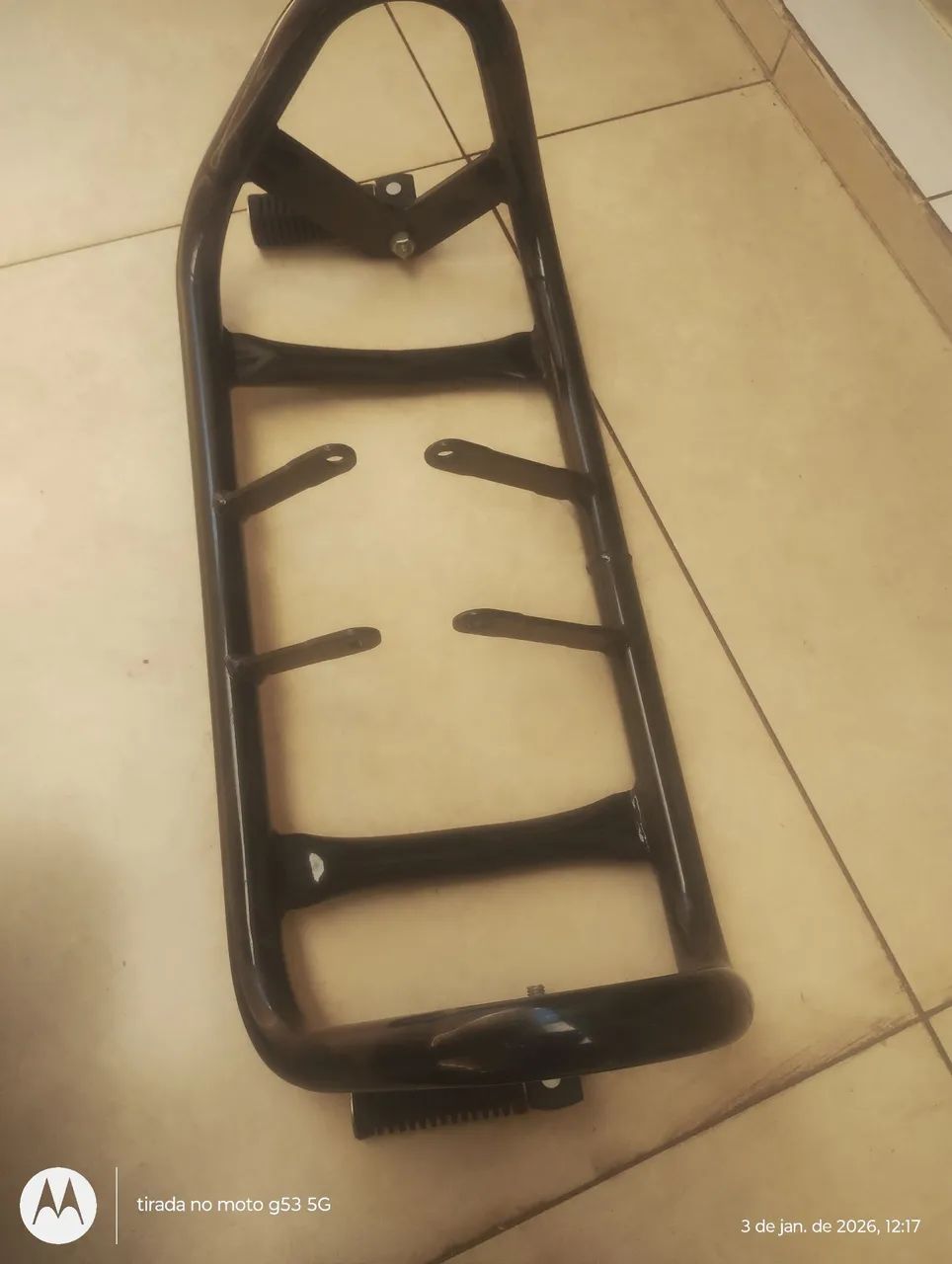 Suporte mata cachorro  moto fazer 250  - Foto 2