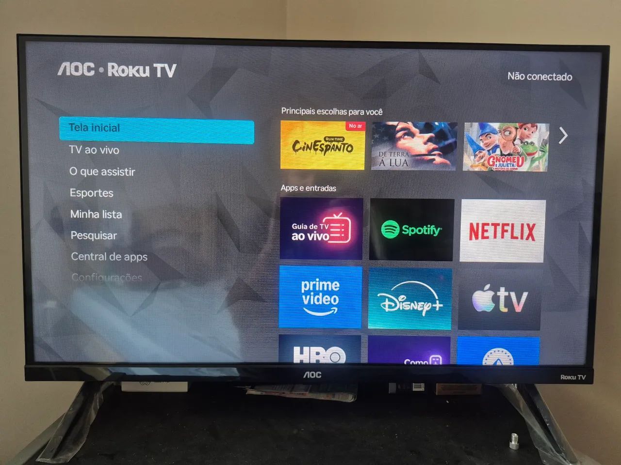 Smart TV AOC 32" Roku TV