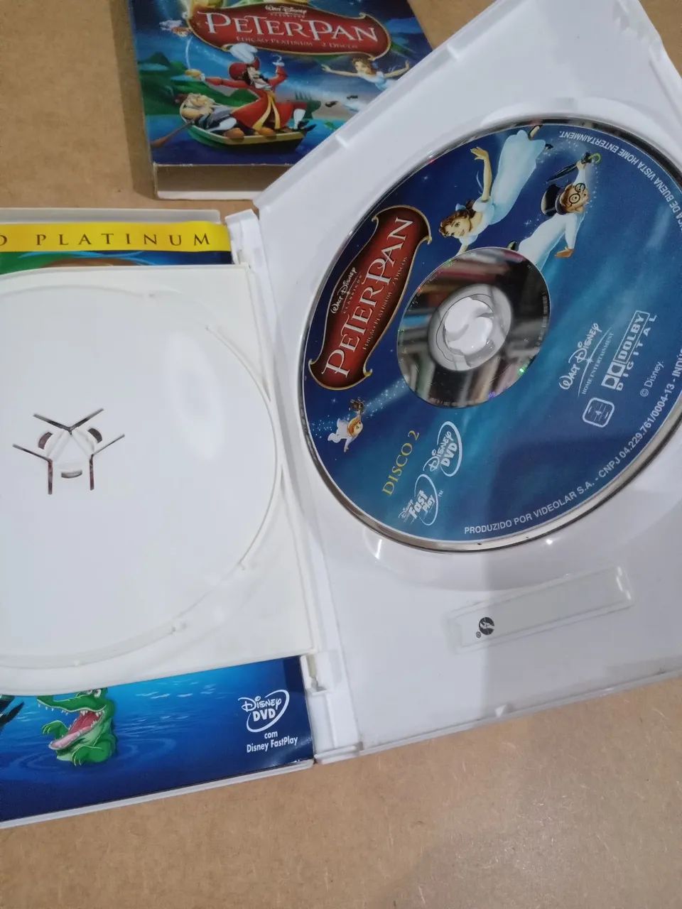 Peter pan edição Platinum 2 discos Disney dvd - Foto 4