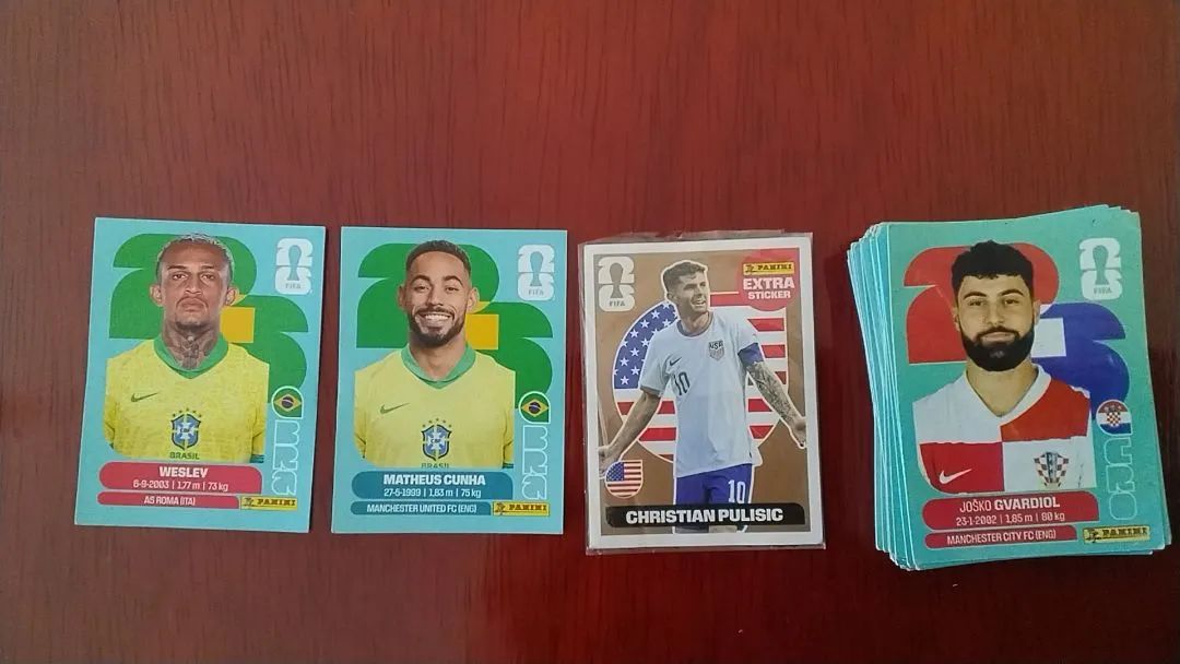 87 Figurinhas da copa 100% originais 
