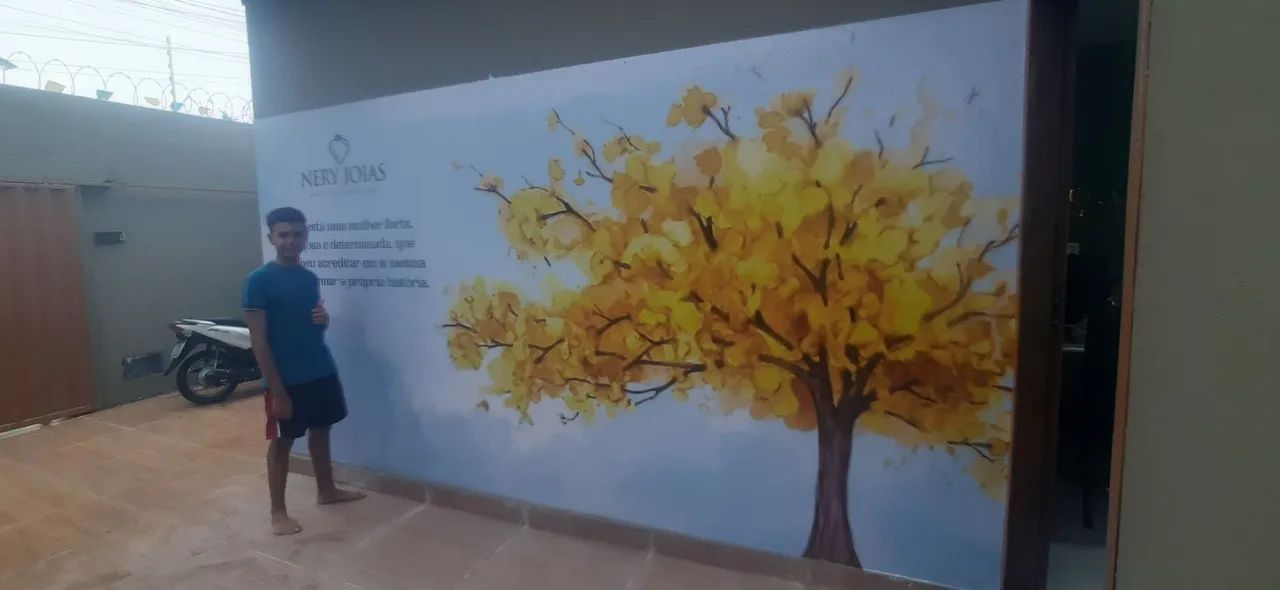 Instalação de adesivos