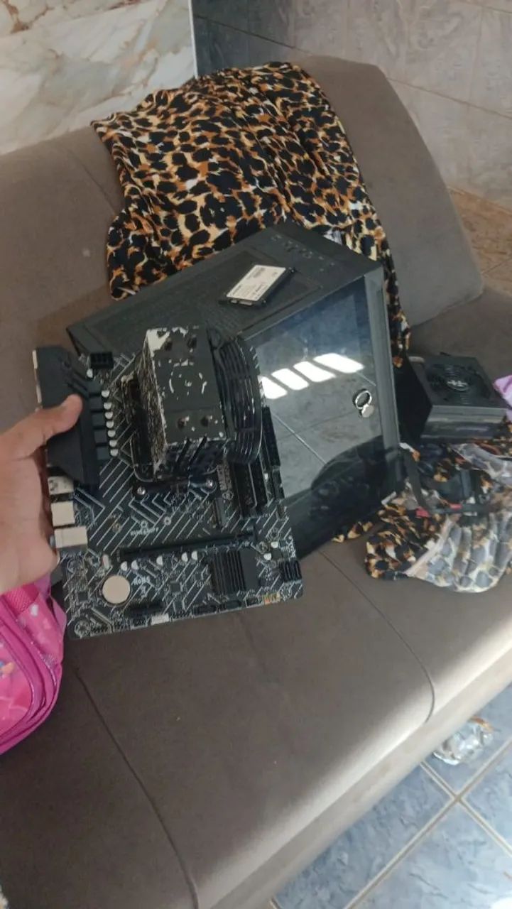 Placa mae a520 e processador ryzen 3200 g