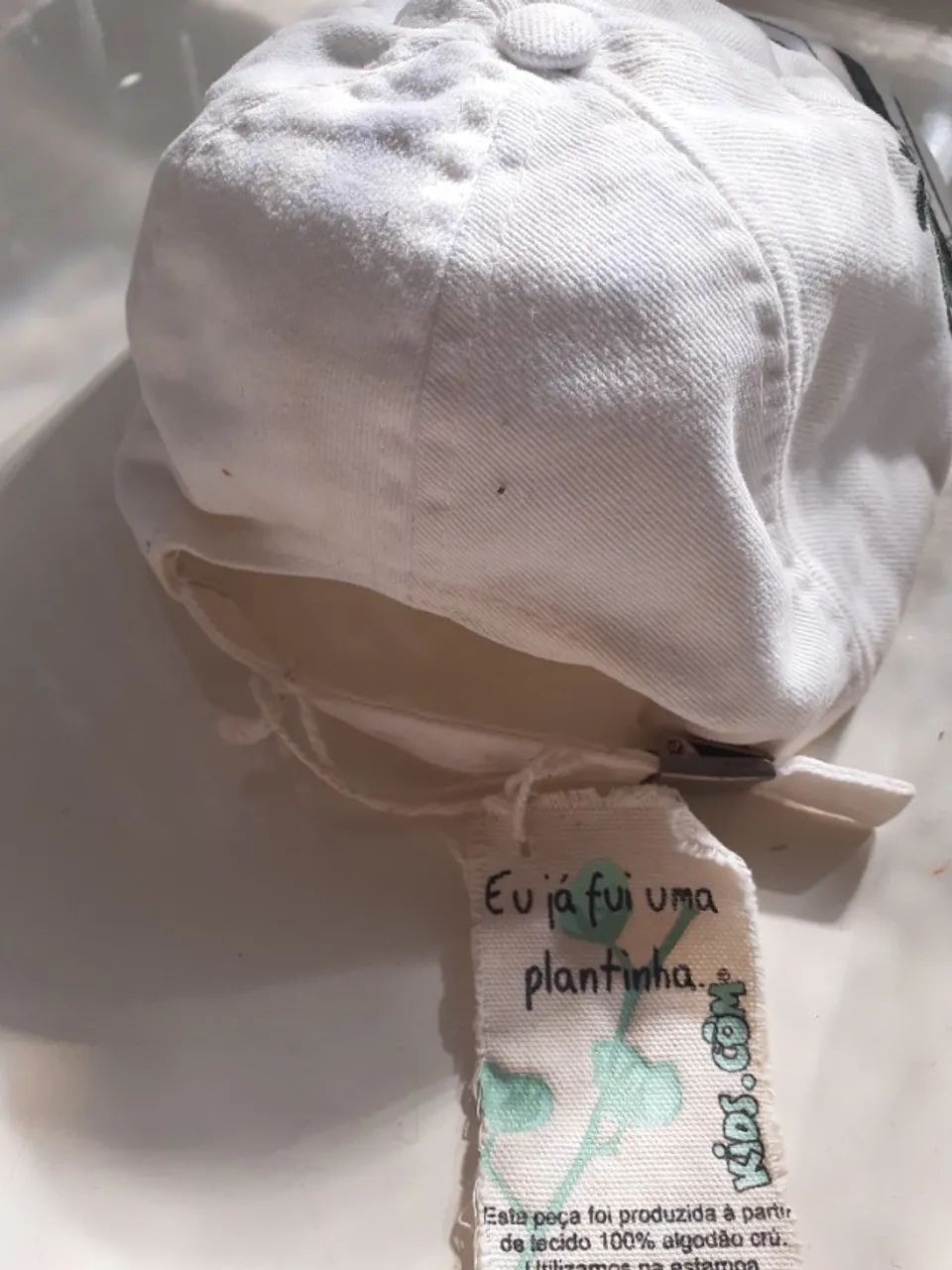 BONÉ ECO NATURE. 100% ALGODÃO.  - Foto 4