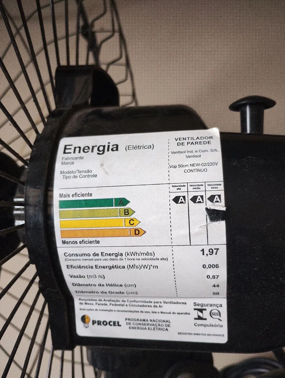 Ventilador de teto  - Foto 3
