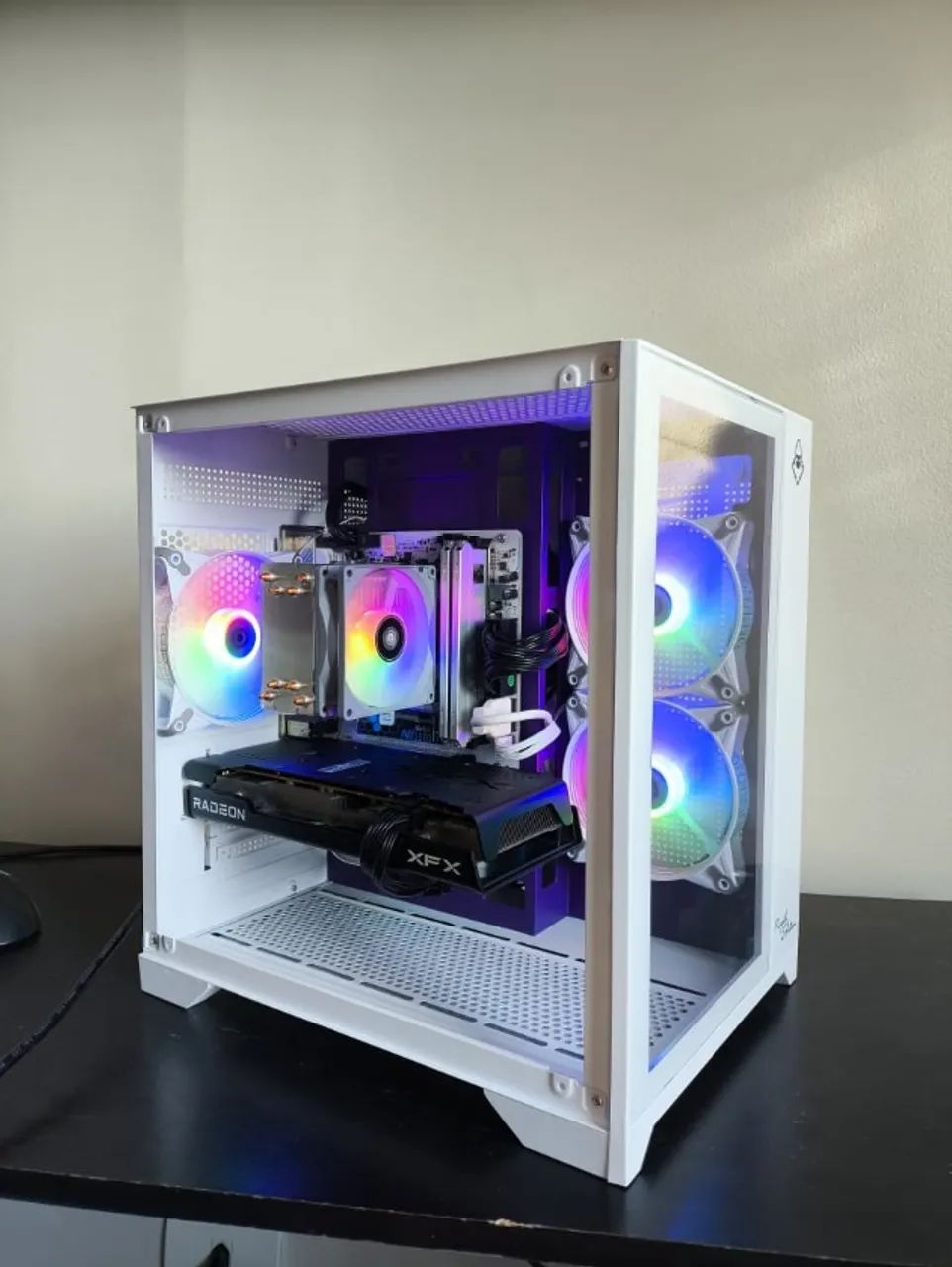 Ryzen 5 5500 com Rx 6600 XT (em até 12x)